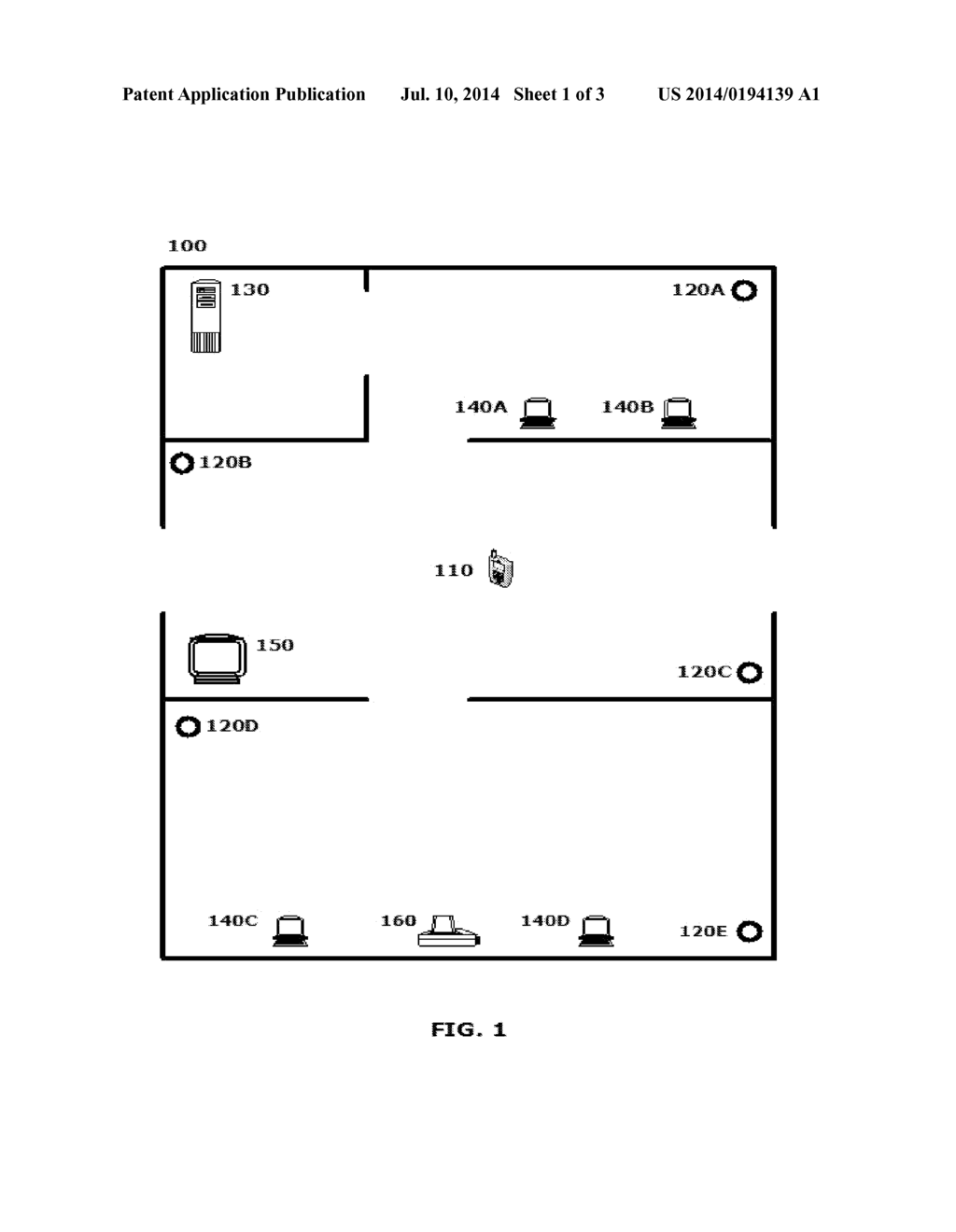 LOCATION SENSING USING CHANNEL FADING FINGERPRINTING - diagram, schematic, and image 02