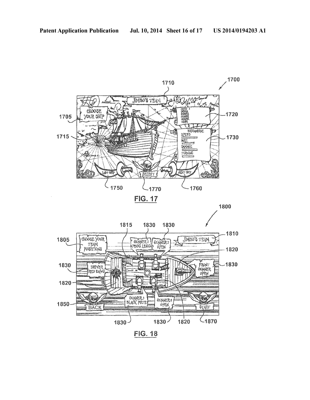 SYSTEM, METHOD AND HANDHELD CONTROLLER FOR MULTI-PLAYER GAMING - diagram, schematic, and image 17