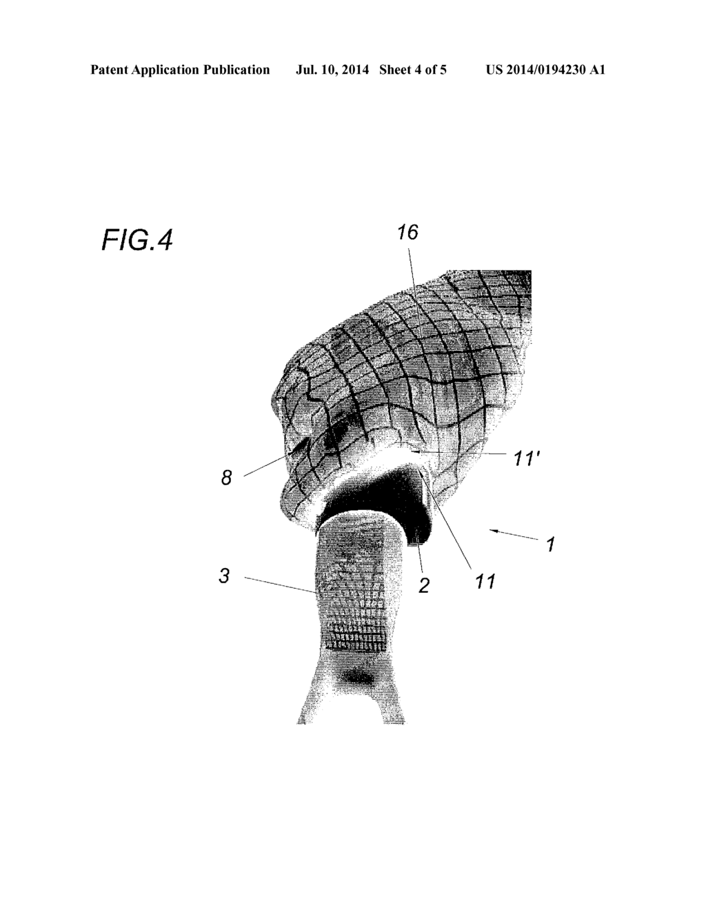 DEVICE FOR A GRIP OF A TENNIS RACQUET - diagram, schematic, and image 05