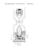 PEDAL MOTION PATH ADJUSTABLE ELLIPTICAL TRAINER diagram and image