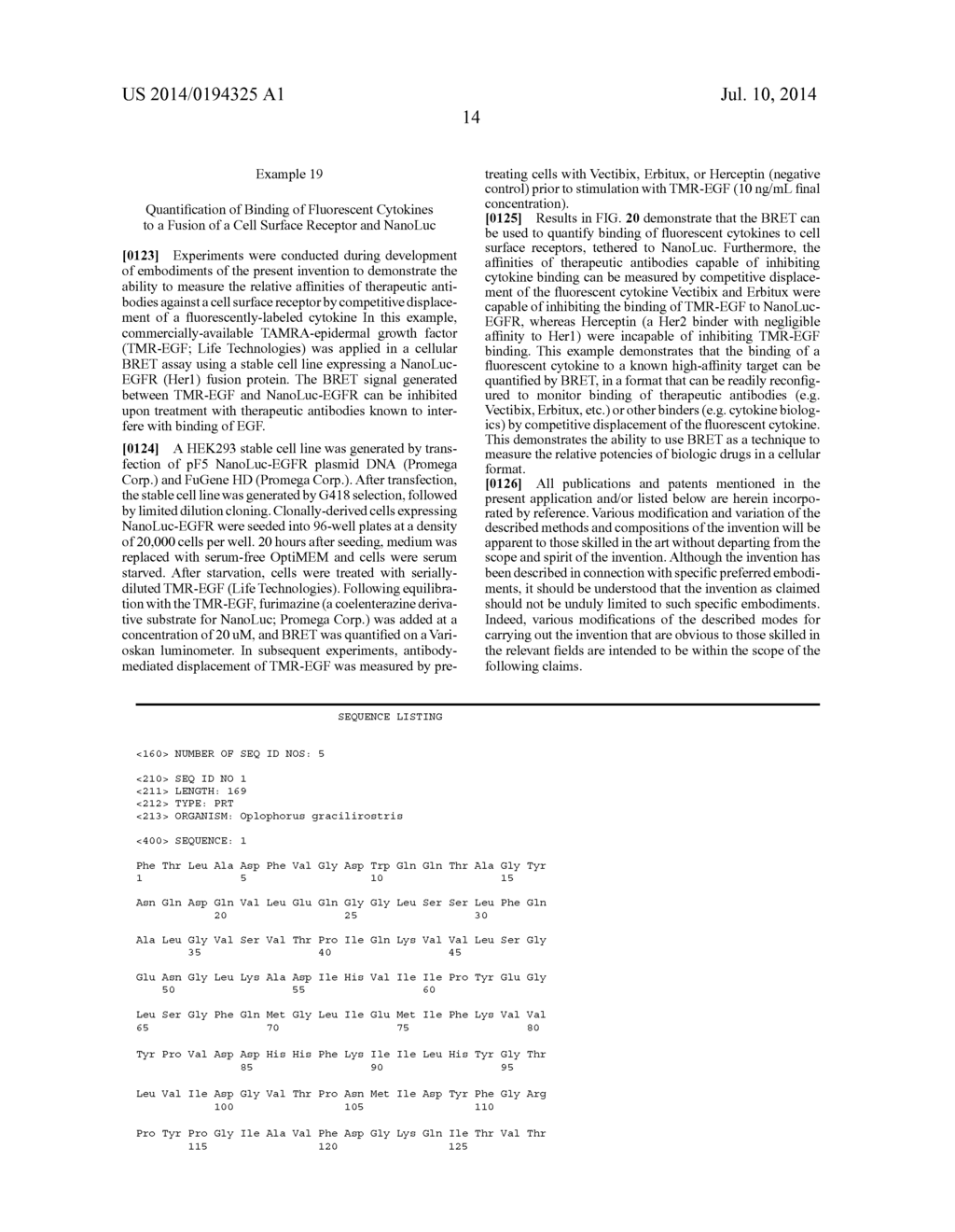 RECOGNITION OF CELLULAR TARGET BINDING BY A BIOACTIVE AGENT USING     INTRACELLULAR BIOLUMINESCENCE RESONANCE ENERGY TRANSFER - diagram, schematic, and image 49