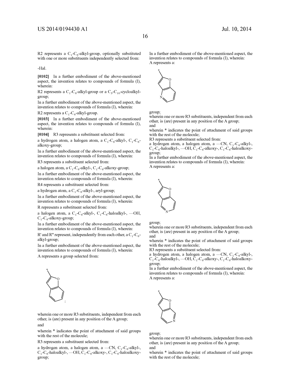 SUBSTITUTED AMINOIMIDAZOPYRIDAZINES - diagram, schematic, and image 17