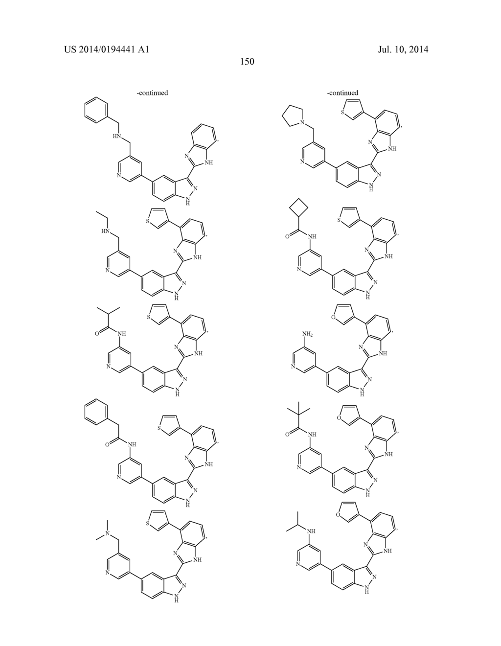 3-(BENZOIMIDAZOL-2-YL)-INDAZOLE INHIBITORS OF THE WNT SIGNALING PATHWAY     AND THERAPEUTIC USES THEREOF - diagram, schematic, and image 151