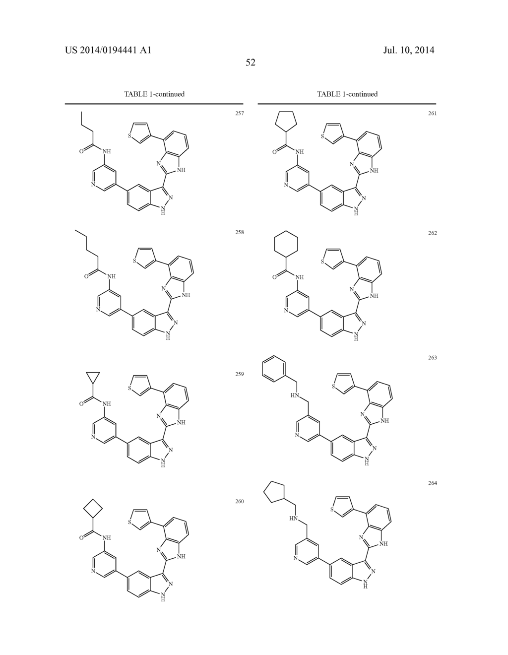 3-(BENZOIMIDAZOL-2-YL)-INDAZOLE INHIBITORS OF THE WNT SIGNALING PATHWAY     AND THERAPEUTIC USES THEREOF - diagram, schematic, and image 53