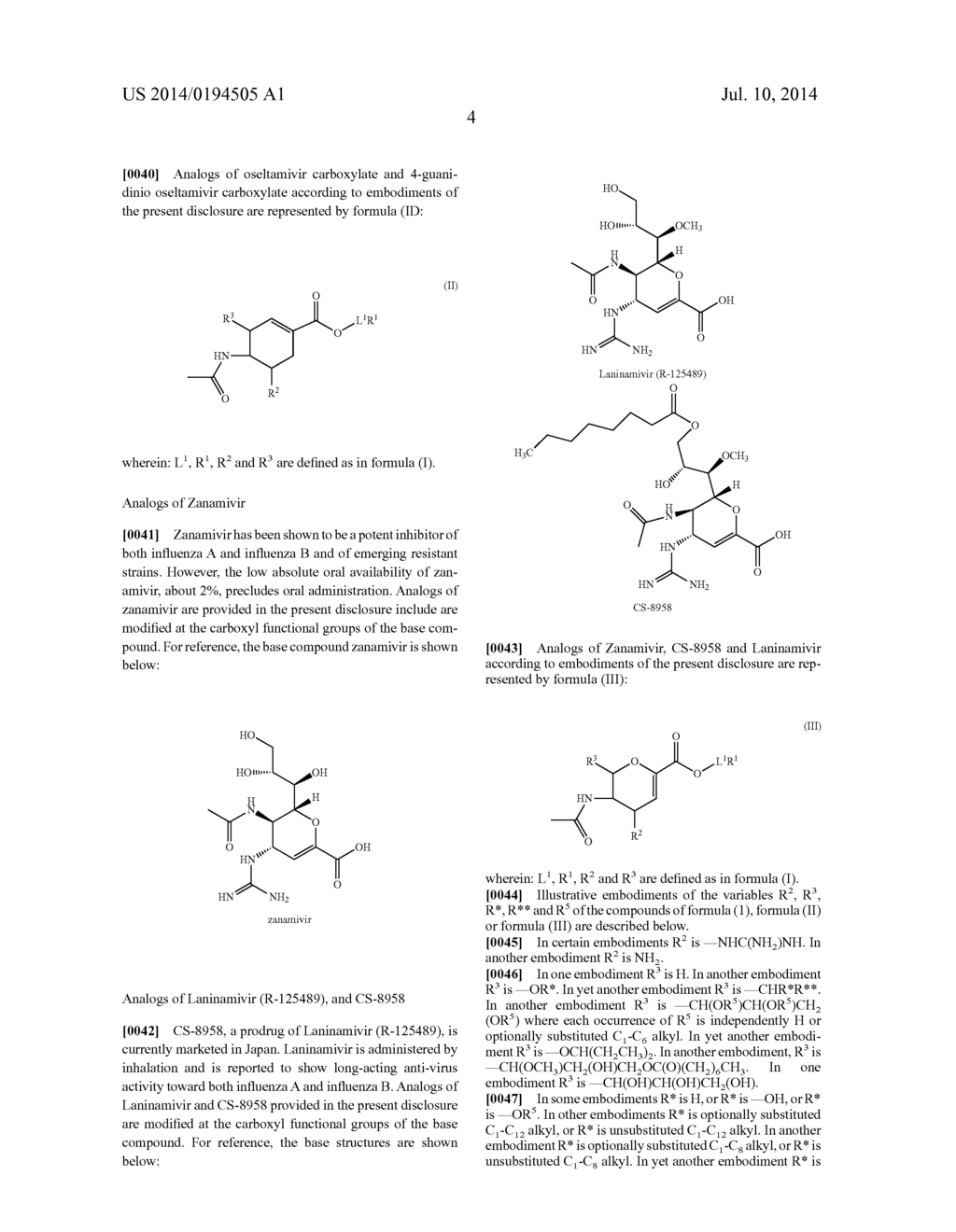 Neuraminidase Inhibitors - diagram, schematic, and image 08