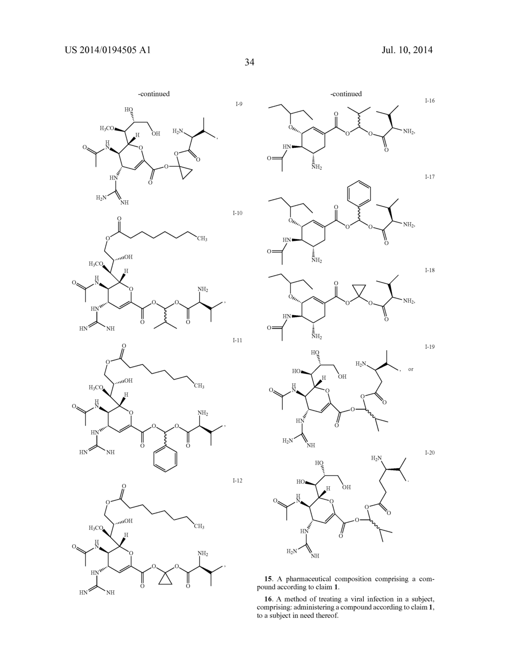 Neuraminidase Inhibitors - diagram, schematic, and image 38