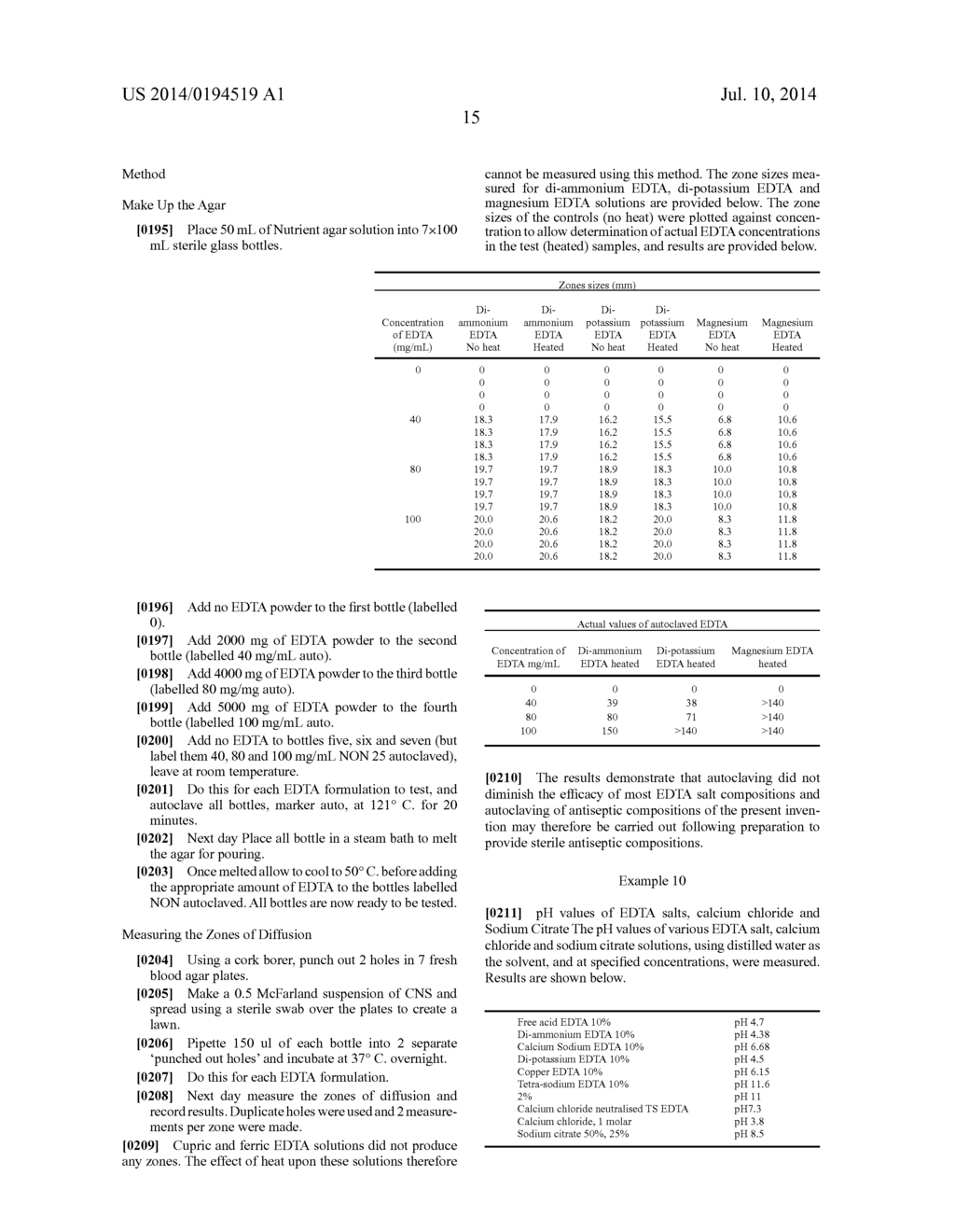 Antiseptic compositions, methods and systems - diagram, schematic, and image 32