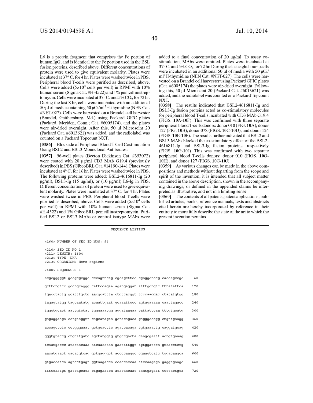 B7-RELATED NUCLEIC ACIDS AND POLYPEPTIDES USEFUL FOR IMMUNOMODULATION - diagram, schematic, and image 80