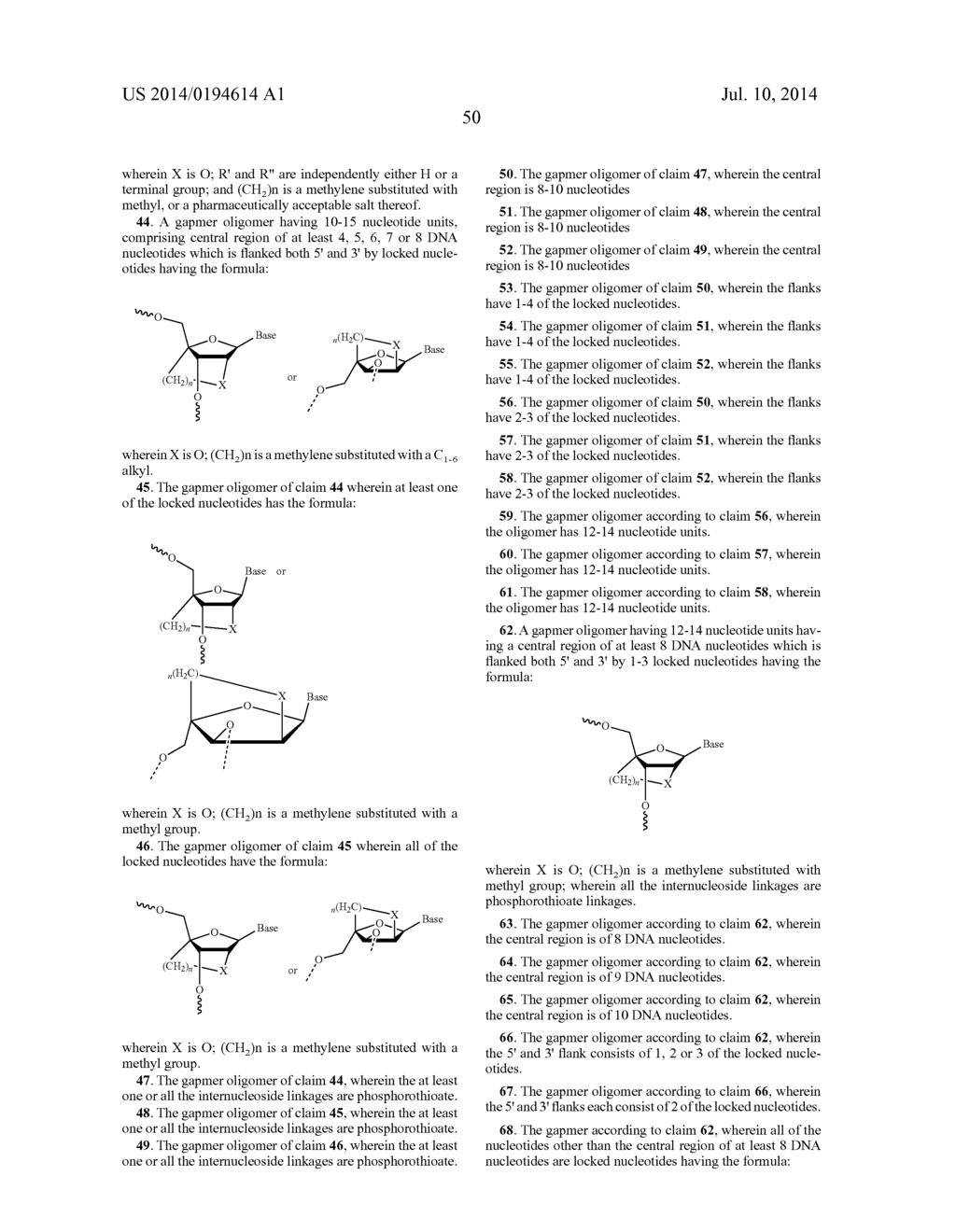 AMINO-LNA, THIO-LNA AND ALPHA-L-OXY-LN - diagram, schematic, and image 76
