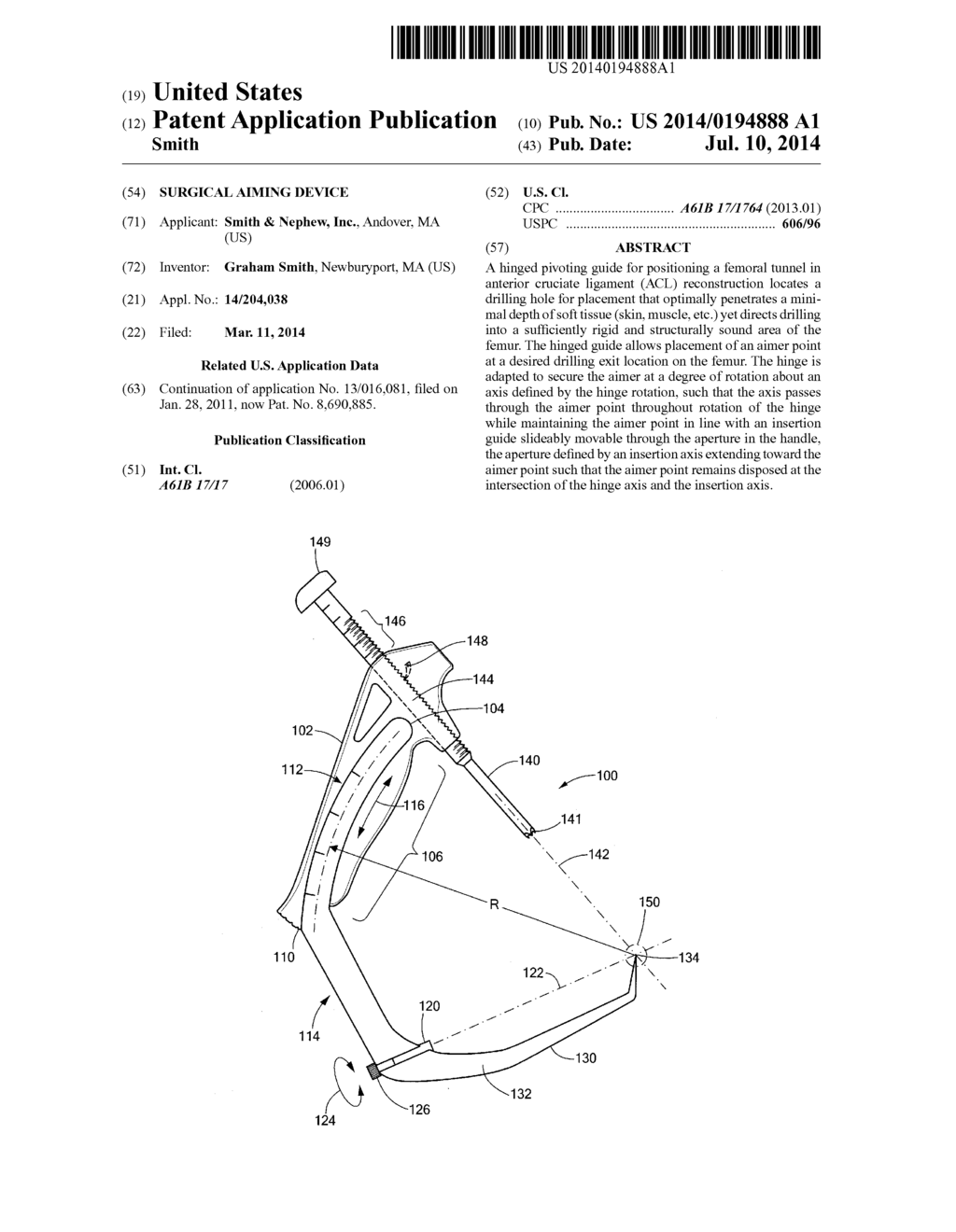 SURGICAL AIMING DEVICE - diagram, schematic, and image 01