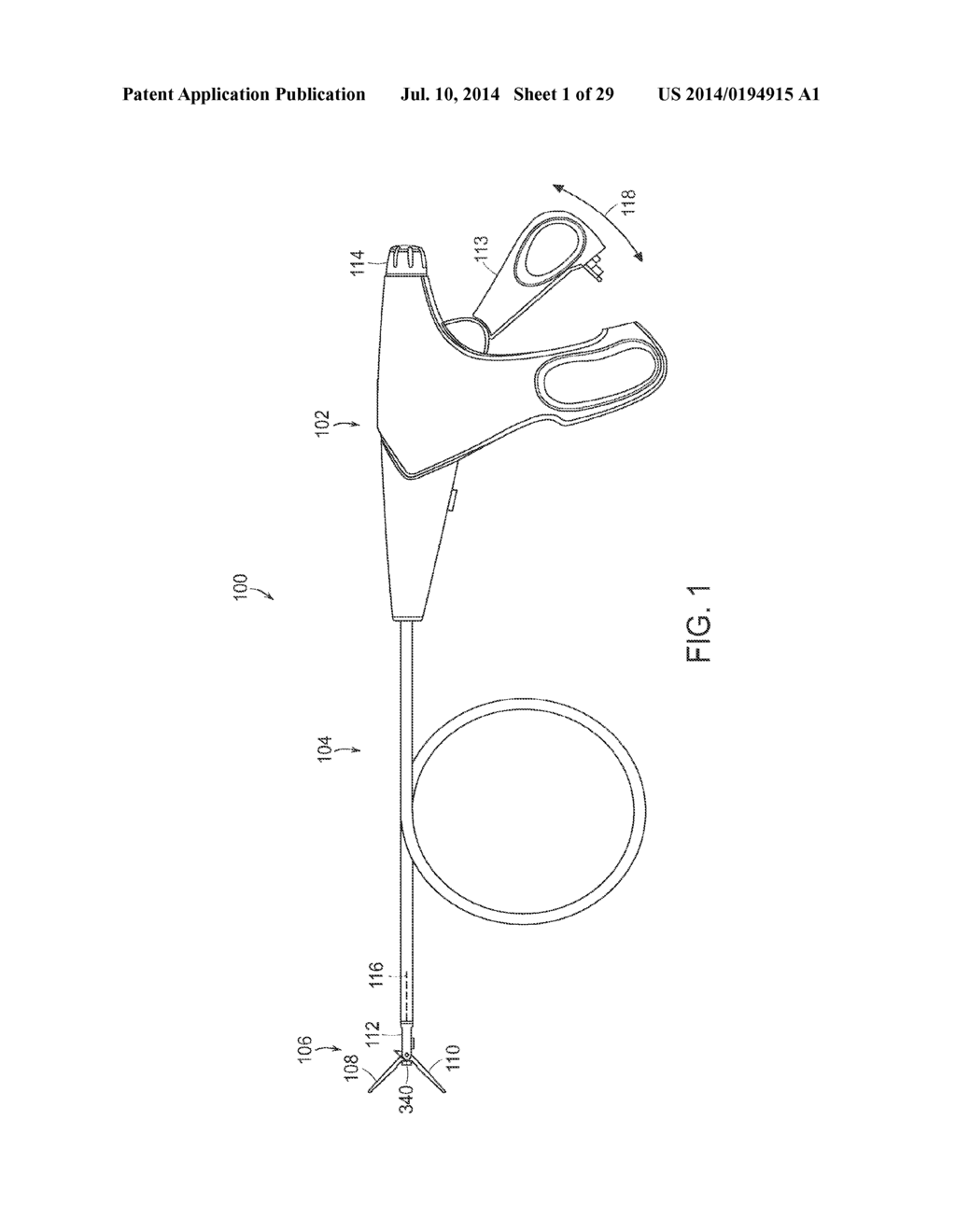 ELECTROSURGICAL CUTTING AND SEALING INSTRUMENTS WITH JAWS HAVING A     PARALLEL CLOSURE MOTION - diagram, schematic, and image 02