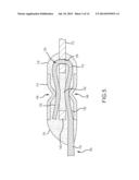 CONNECTION OF AN ENDOVASCULAR INTERVENTION DEVICE TO A MANIPULATION MEMBER diagram and image