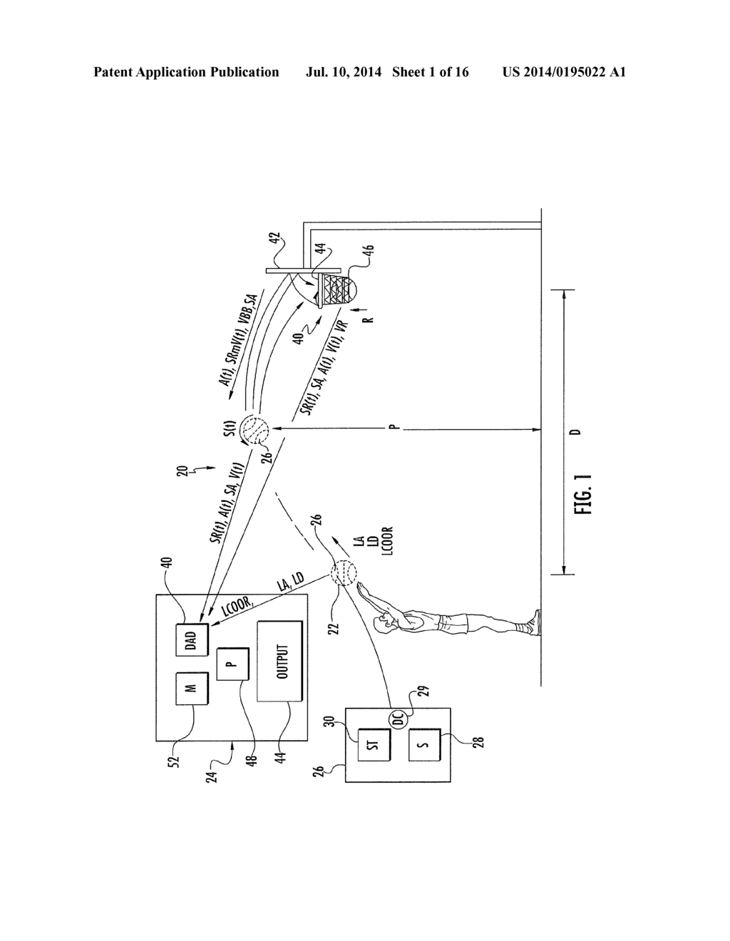 BASKETBALL SHOT DETERMINATION SYSTEM - diagram, schematic, and image 02