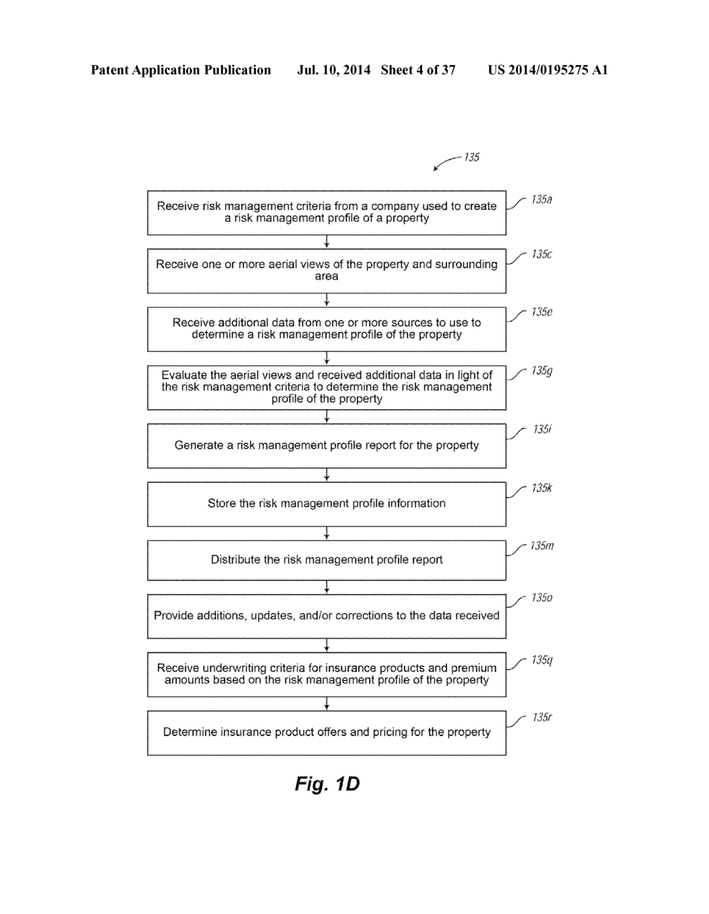 SYSTEMS AND METHODS FOR PERFORMING A RISK MANAGEMENT ASSESSMENT OF A     PROPERTY - diagram, schematic, and image 05