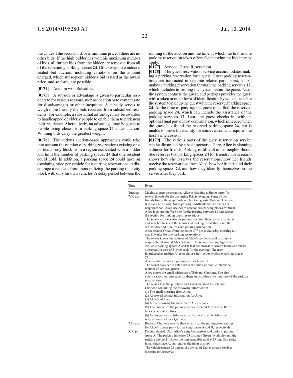 Computer-Implemented System And Method For Facilitating Rental Of Private     Parking Space By An Urban Resident - diagram, schematic, and image 45