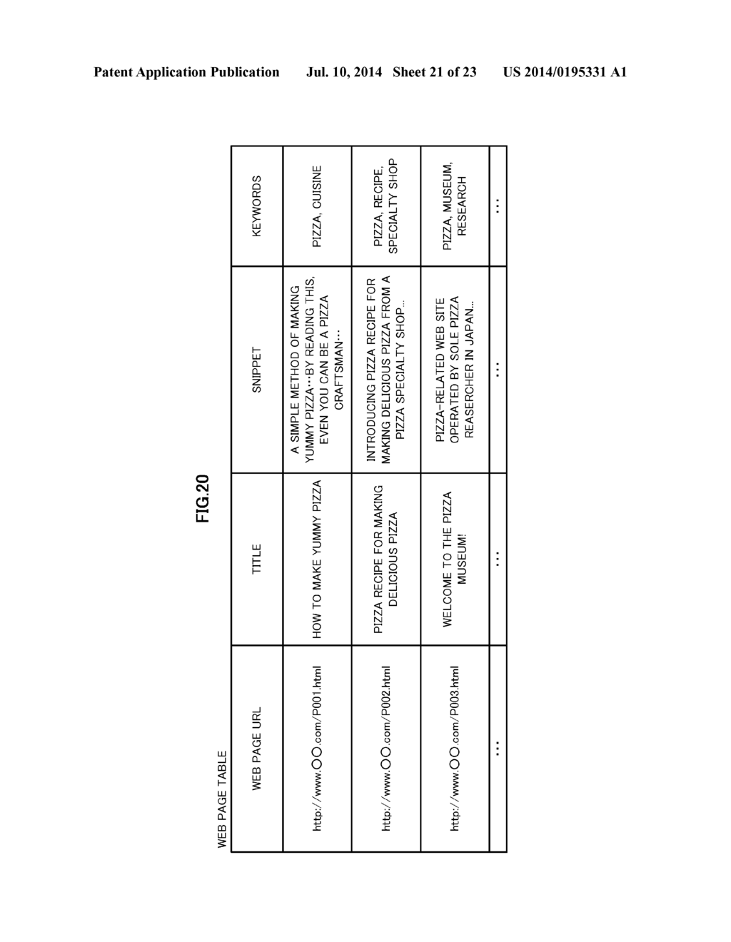 SEARCH DEVICE, NON-TRANSITORY COMPUTER-READABLE RECORDING MEDIUM IN WHICH     SEARCH PROGRAM IS RECORDED, AND SEARCH METHOD - diagram, schematic, and image 22