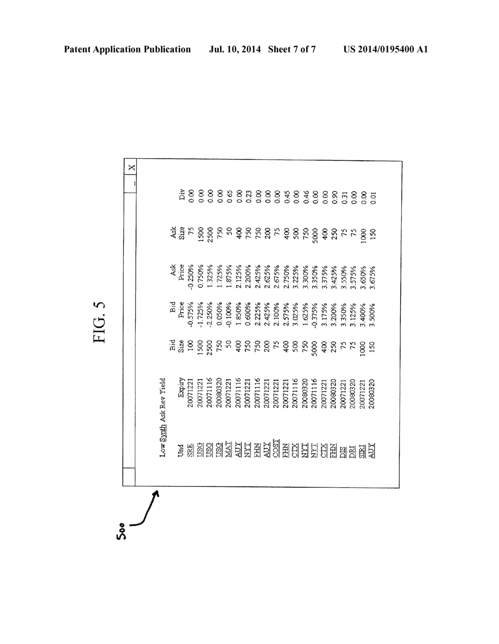 SECURITY FUTURES CONTRACT WITH SELECTABLE EXPIRATION AND METHOD AND SYSTEM     FOR THE CREATION, LISTING, PURCHASE AND SALE, AND TRADING OF THE SAME - diagram, schematic, and image 08