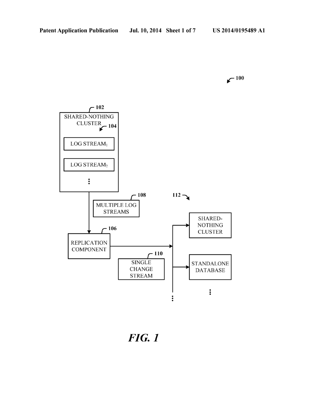 LOGICAL REPLICATION IN CLUSTERED DATABASE SYSTEM WITH ADAPTIVE CLONING - diagram, schematic, and image 02