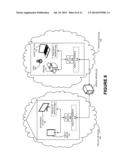 COMMUNICATION DONGLE PHYSICALLY COUPLED WITH A MEDIA DEVICE TO     AUTOMATICALLY DISCOVER AND LAUNCH AN APPLICATION ON THE MEDIA DEVICE AND     TO ENABLE SWITCHING OF A PRIMARY OUTPUT DISPLAY FROM A FIRST DISPLAY OF A     MOBILE DEVICE TO A SECOND DISPLAY OF THE MEDIA DEVICE THROUGH AN     OPERATING SYSTEM OF THE MOBILE DEVICE SHARING A LOCAL AREA NETWORK WITH     THE COMMUNICATION DONGLE diagram and image