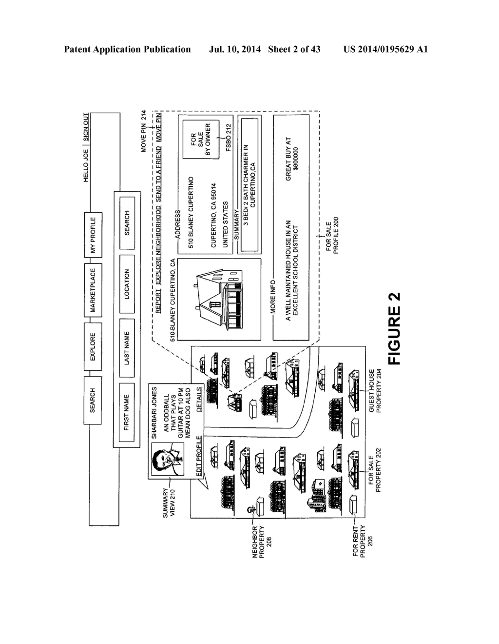 GEO-SPATIALLY CONSTRAINED PRIVATE NEIGHBORHOOD SOCIAL NETWORK - diagram, schematic, and image 03