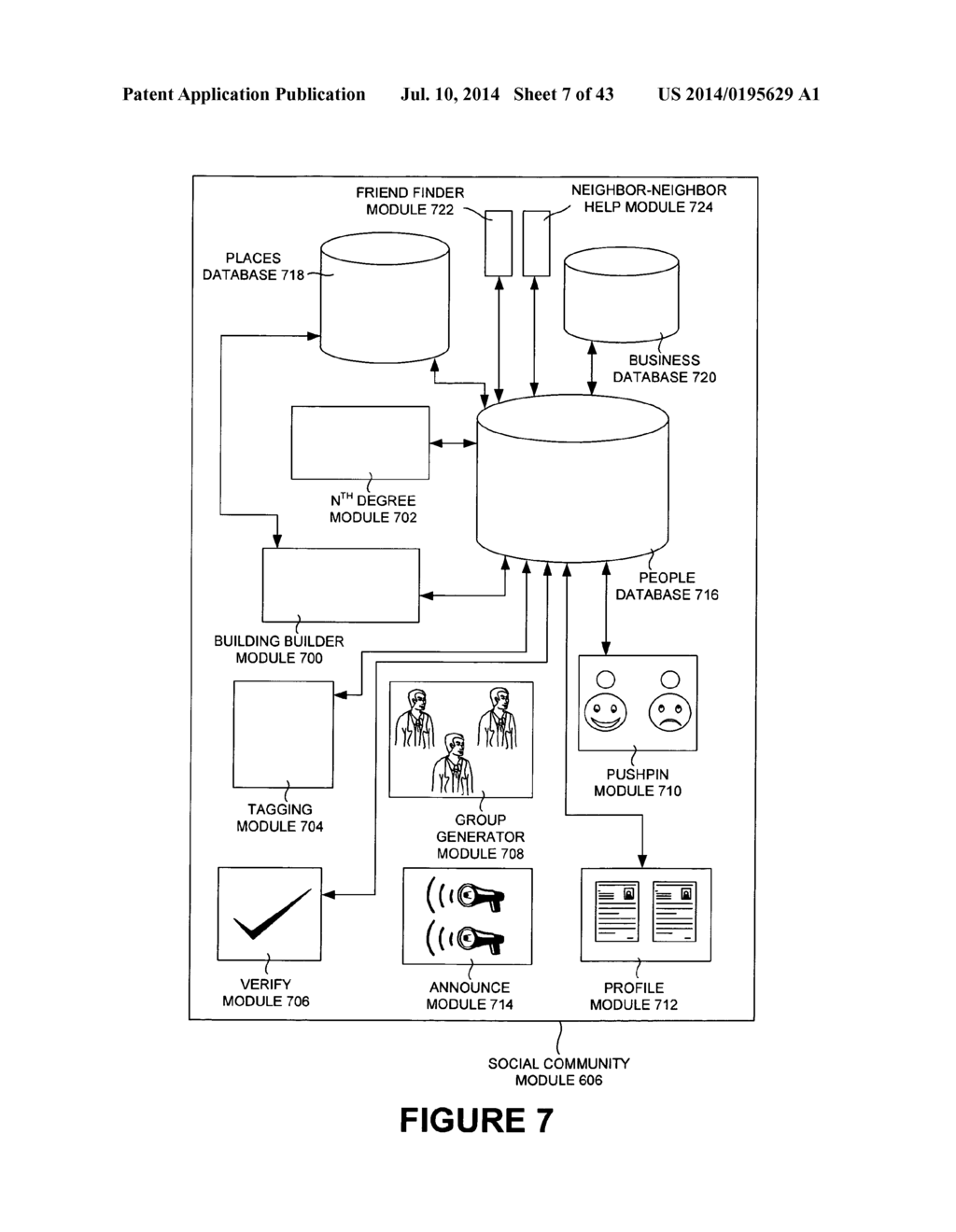 GEO-SPATIALLY CONSTRAINED PRIVATE NEIGHBORHOOD SOCIAL NETWORK - diagram, schematic, and image 08