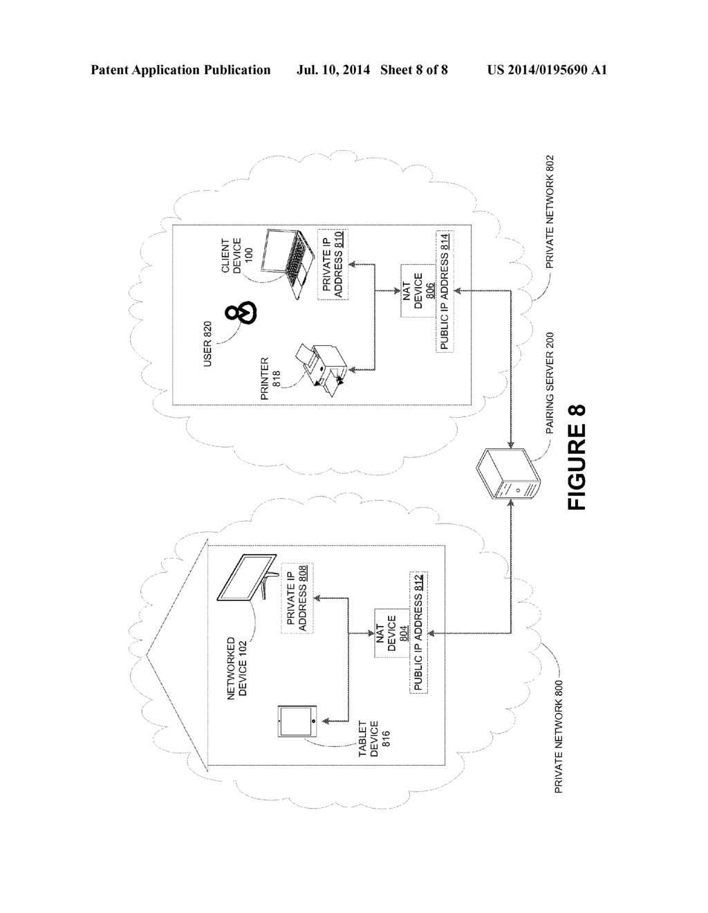 ZERO CONFIGURATION COMMUNICATION BETWEEN A BROWSER AND A NETWORKED MEDIA     DEVICE - diagram, schematic, and image 09