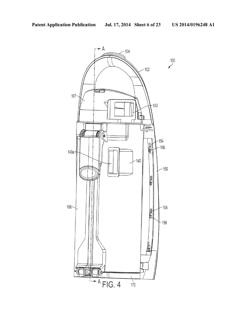 DEBRIS COLLECTION DEVICE FOR BAGLESS VACUUM CLEANERS - diagram, schematic, and image 07