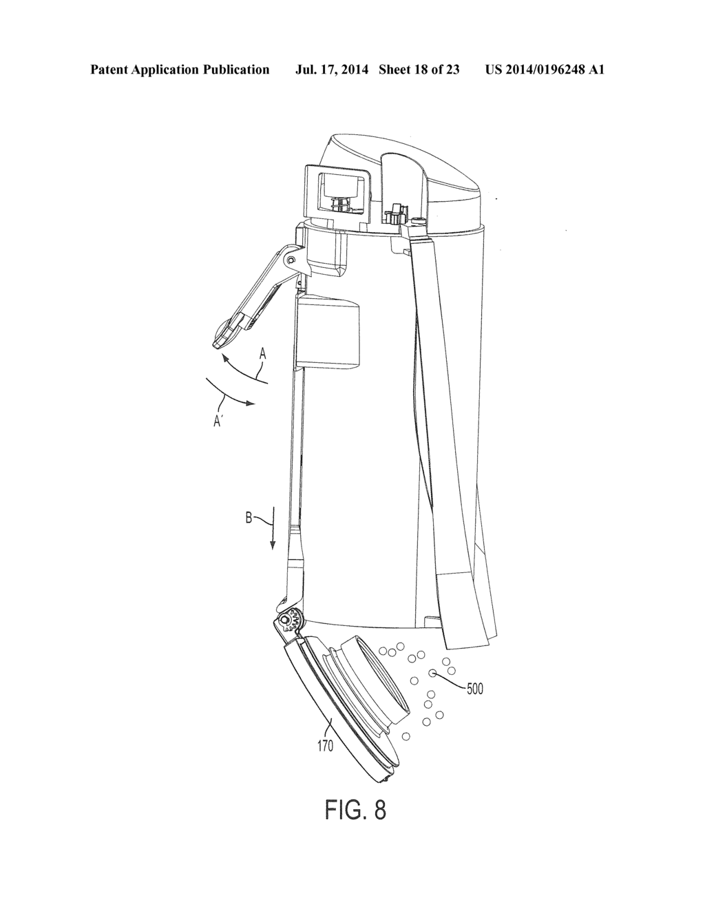 DEBRIS COLLECTION DEVICE FOR BAGLESS VACUUM CLEANERS - diagram, schematic, and image 19