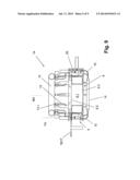 METHOD AND DEVICE FOR CLEANING AND/OR DISINFECTING A DEVICE FOR PRODUCING     CONTAINERS FILLED WITH A LIQUID FILLING MATERIAL diagram and image