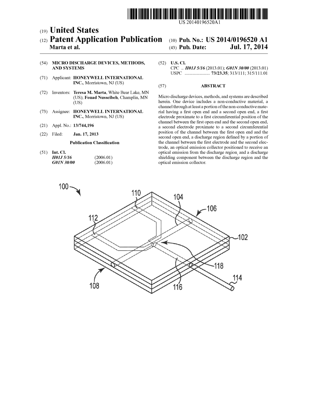 MICRO DISCHARGE DEVICES, METHODS, AND SYSTEMS - diagram, schematic, and image 01