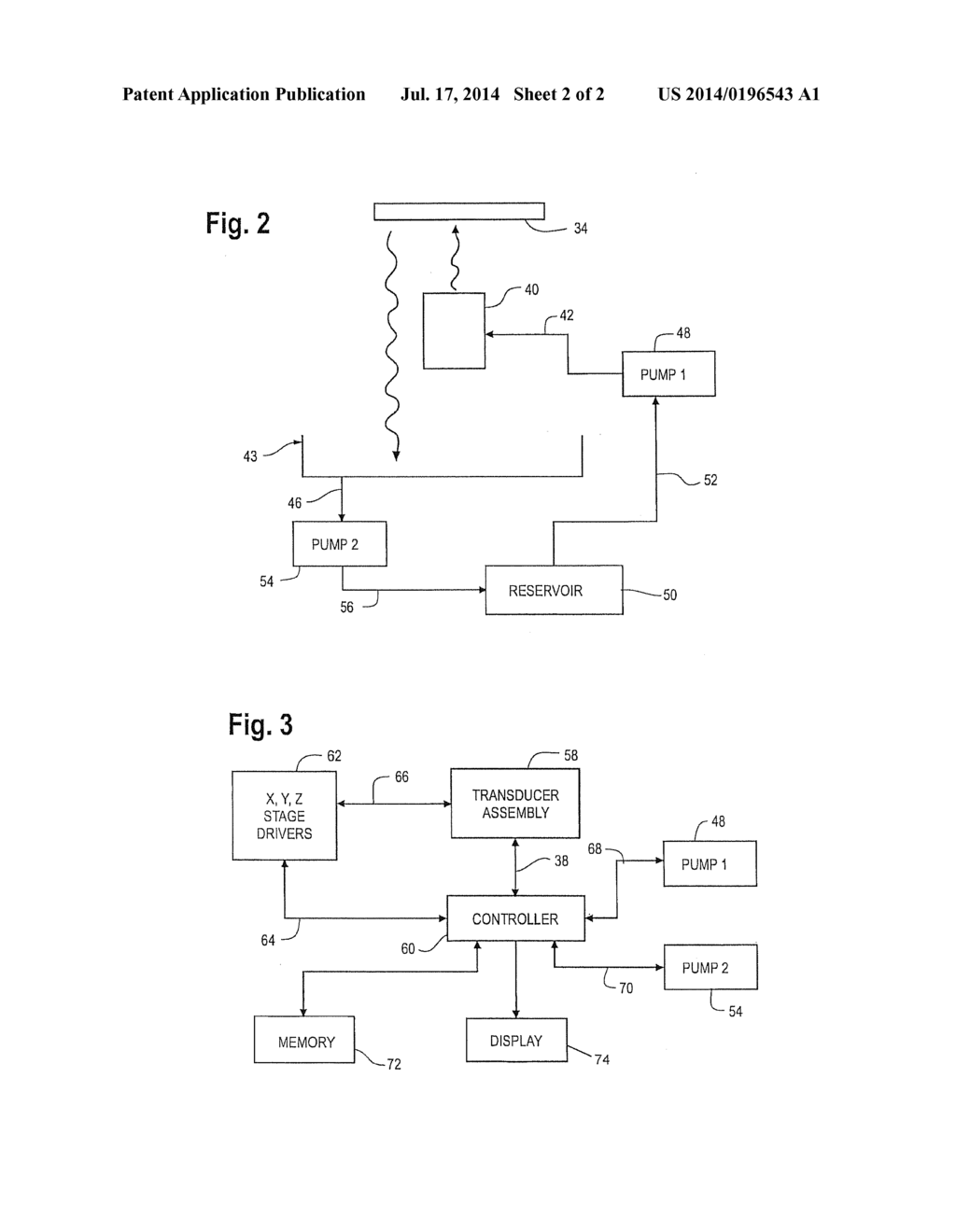 Scanning Acoustic Microscope with an Inverted Transducer and Bubbler     Functionality - diagram, schematic, and image 03