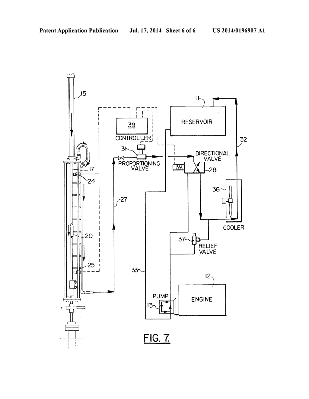 HYDRAULIC OIL WELL PUMPING APPARATUS - diagram, schematic, and image 07