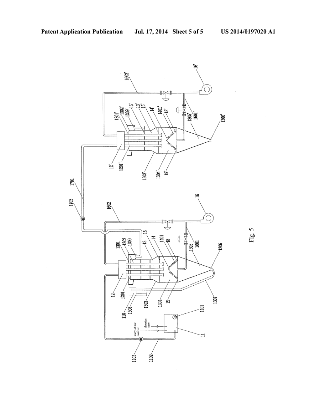 SYSTEM AND PROCESS FOR PREPARING ACTIVE CARBON FROM COAL FLYASH - diagram, schematic, and image 06