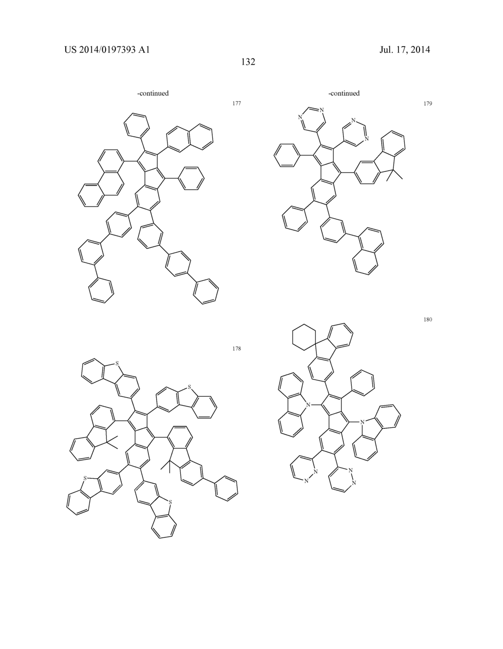 HYDROCARBON-BASED FUSED RING COMPOUND AND ORGANIC LIGHT EMITTING DEVICE     USING THE SAME - diagram, schematic, and image 137