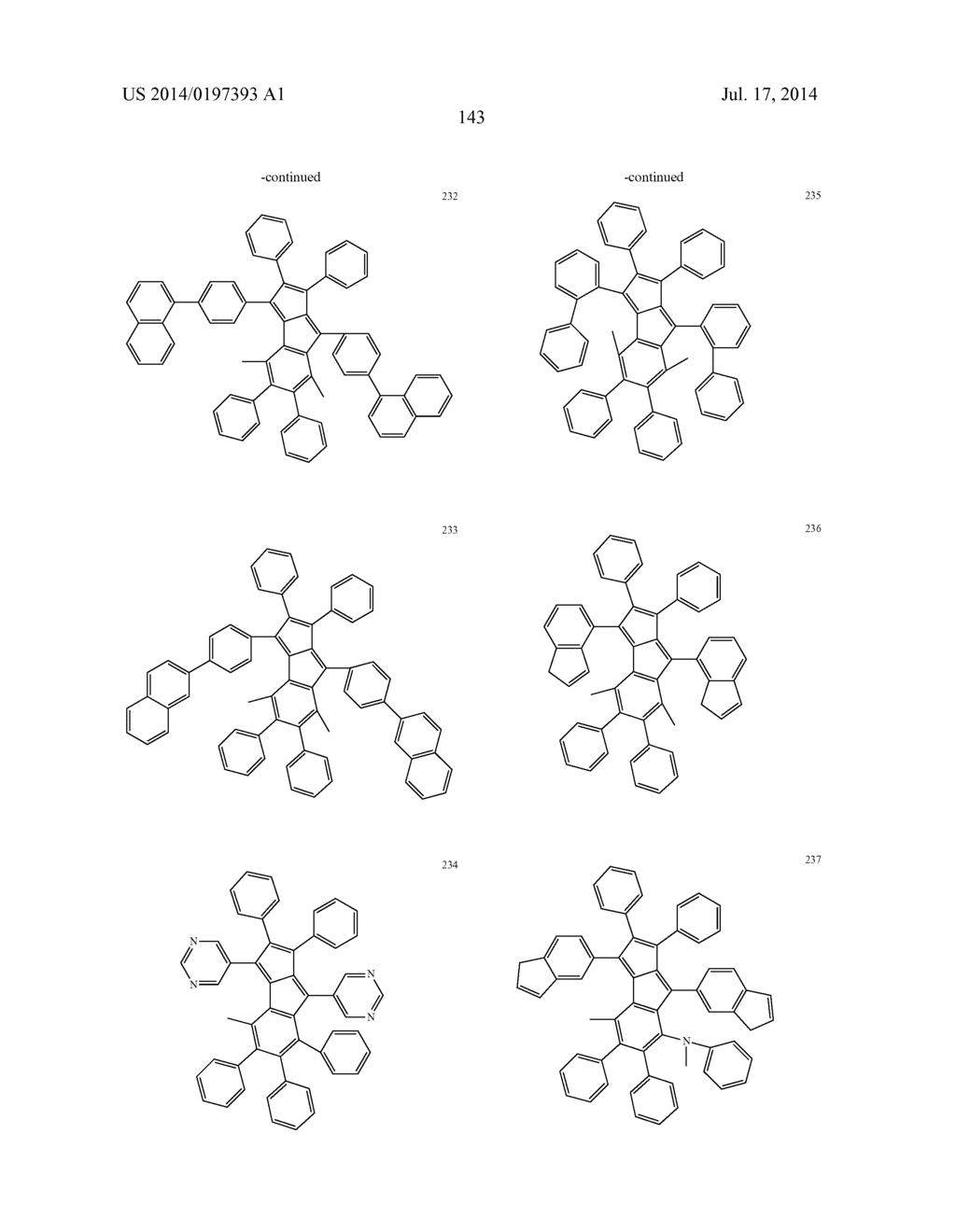 HYDROCARBON-BASED FUSED RING COMPOUND AND ORGANIC LIGHT EMITTING DEVICE     USING THE SAME - diagram, schematic, and image 148