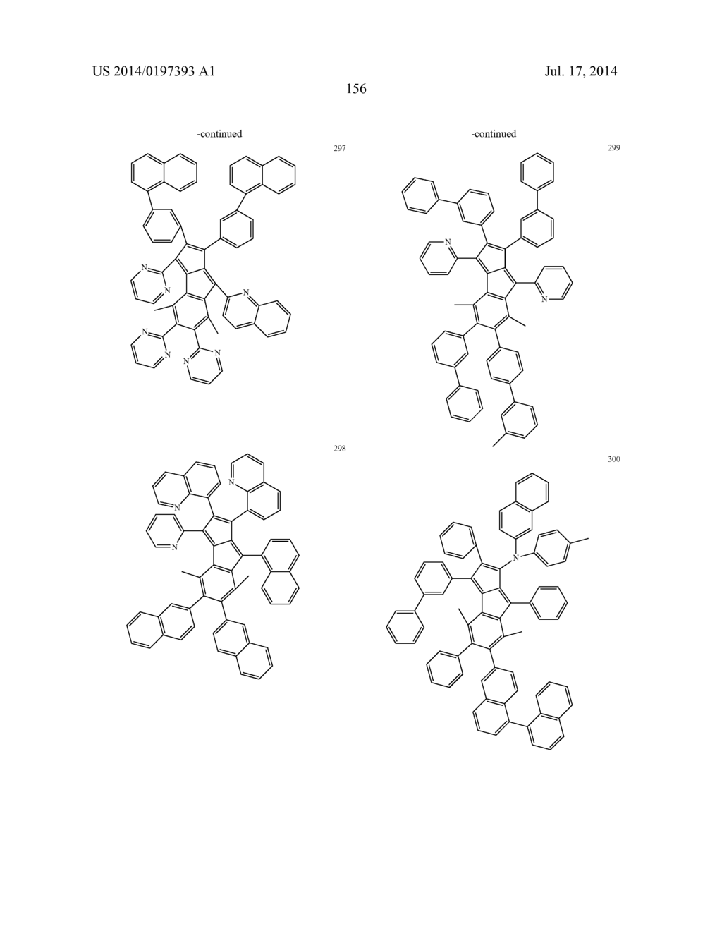 HYDROCARBON-BASED FUSED RING COMPOUND AND ORGANIC LIGHT EMITTING DEVICE     USING THE SAME - diagram, schematic, and image 161