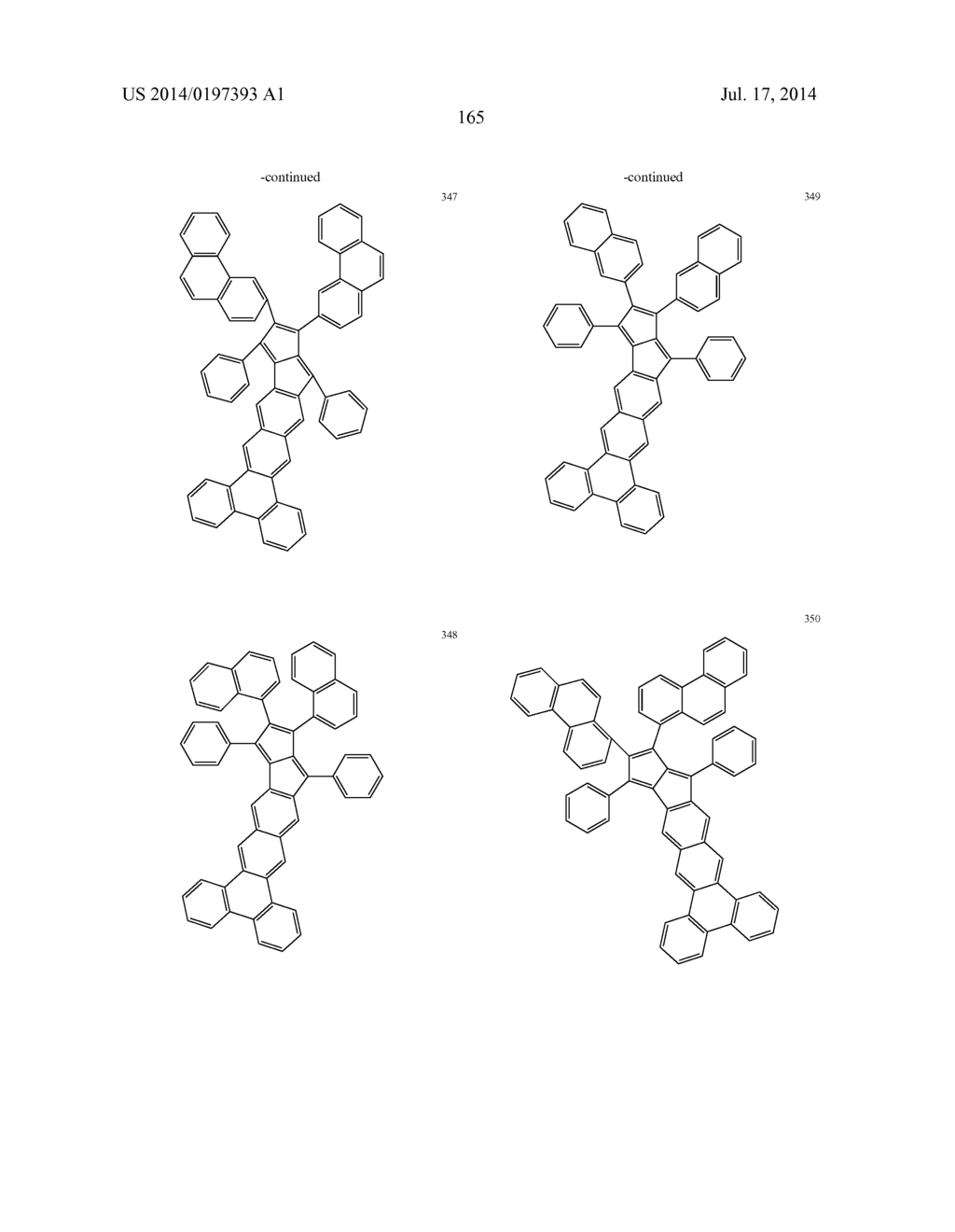 HYDROCARBON-BASED FUSED RING COMPOUND AND ORGANIC LIGHT EMITTING DEVICE     USING THE SAME - diagram, schematic, and image 170