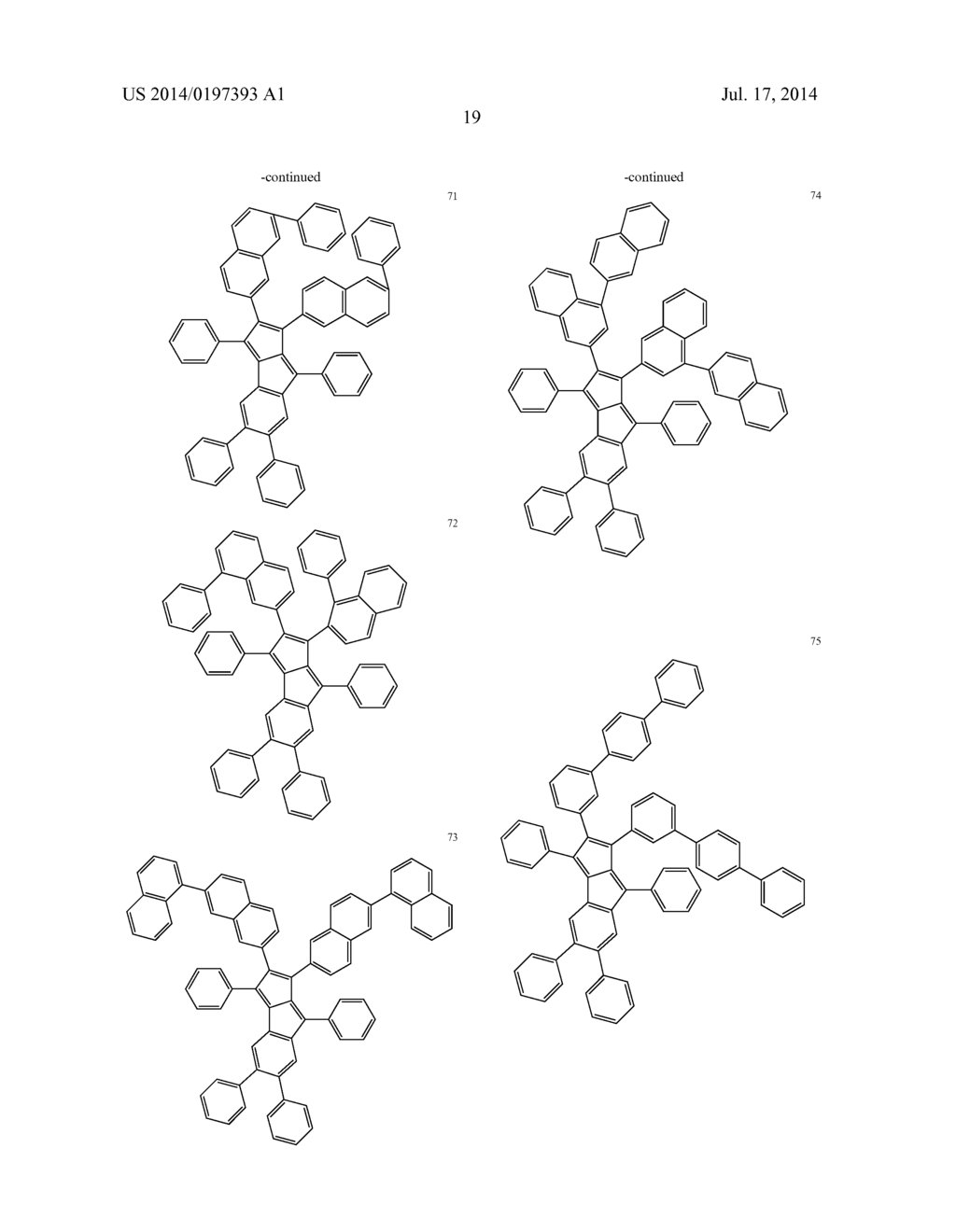 HYDROCARBON-BASED FUSED RING COMPOUND AND ORGANIC LIGHT EMITTING DEVICE     USING THE SAME - diagram, schematic, and image 24