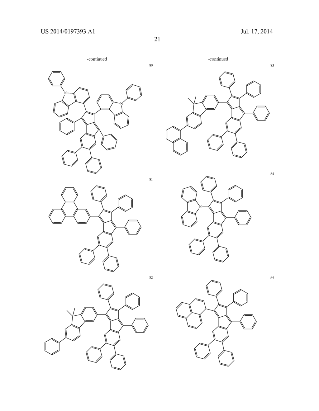 HYDROCARBON-BASED FUSED RING COMPOUND AND ORGANIC LIGHT EMITTING DEVICE     USING THE SAME - diagram, schematic, and image 26