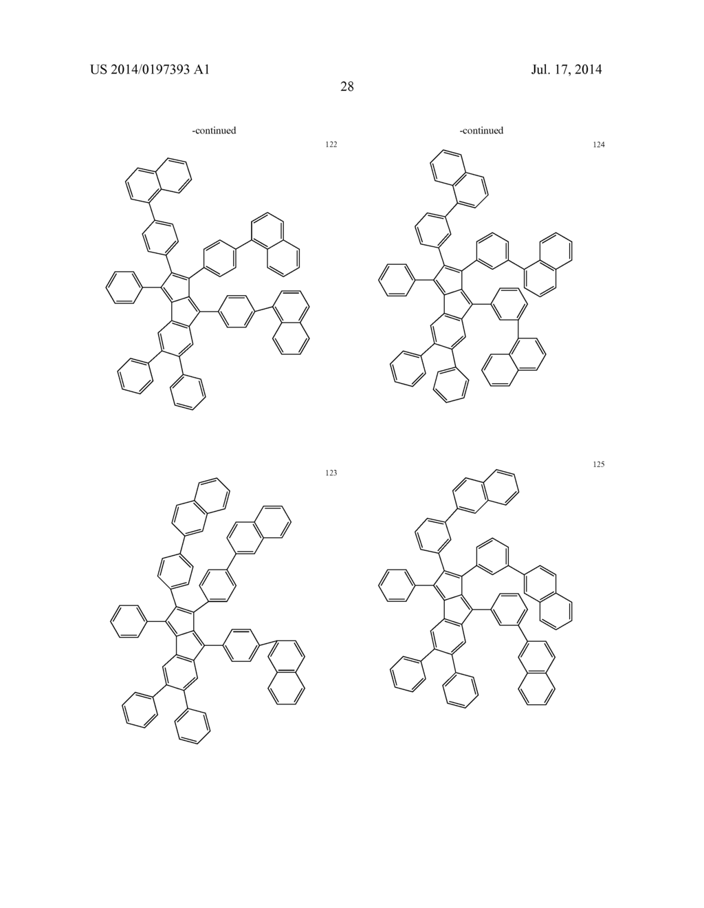 HYDROCARBON-BASED FUSED RING COMPOUND AND ORGANIC LIGHT EMITTING DEVICE     USING THE SAME - diagram, schematic, and image 33