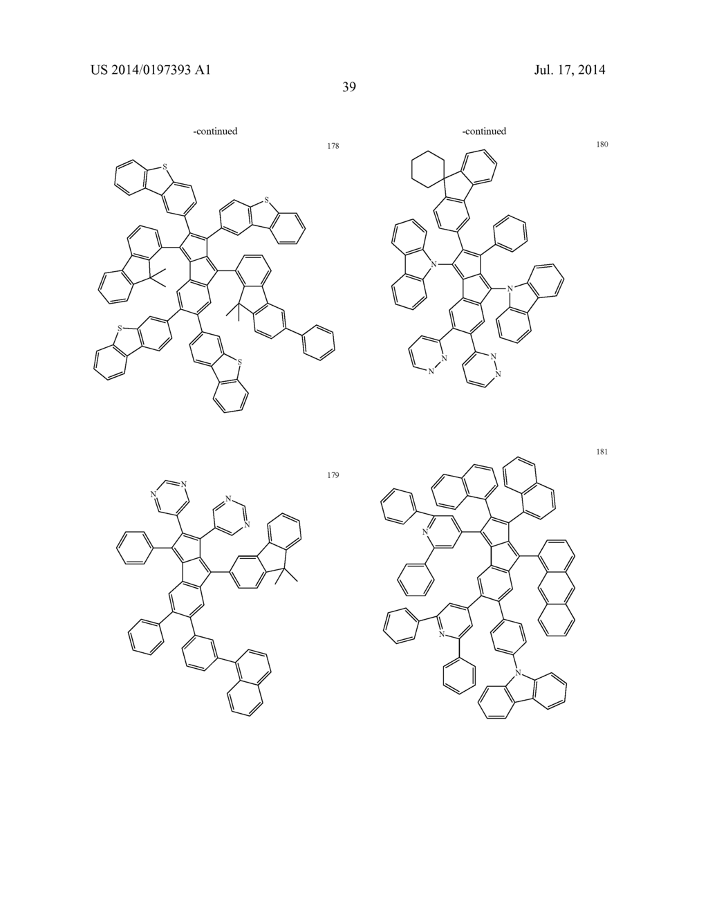 HYDROCARBON-BASED FUSED RING COMPOUND AND ORGANIC LIGHT EMITTING DEVICE     USING THE SAME - diagram, schematic, and image 44