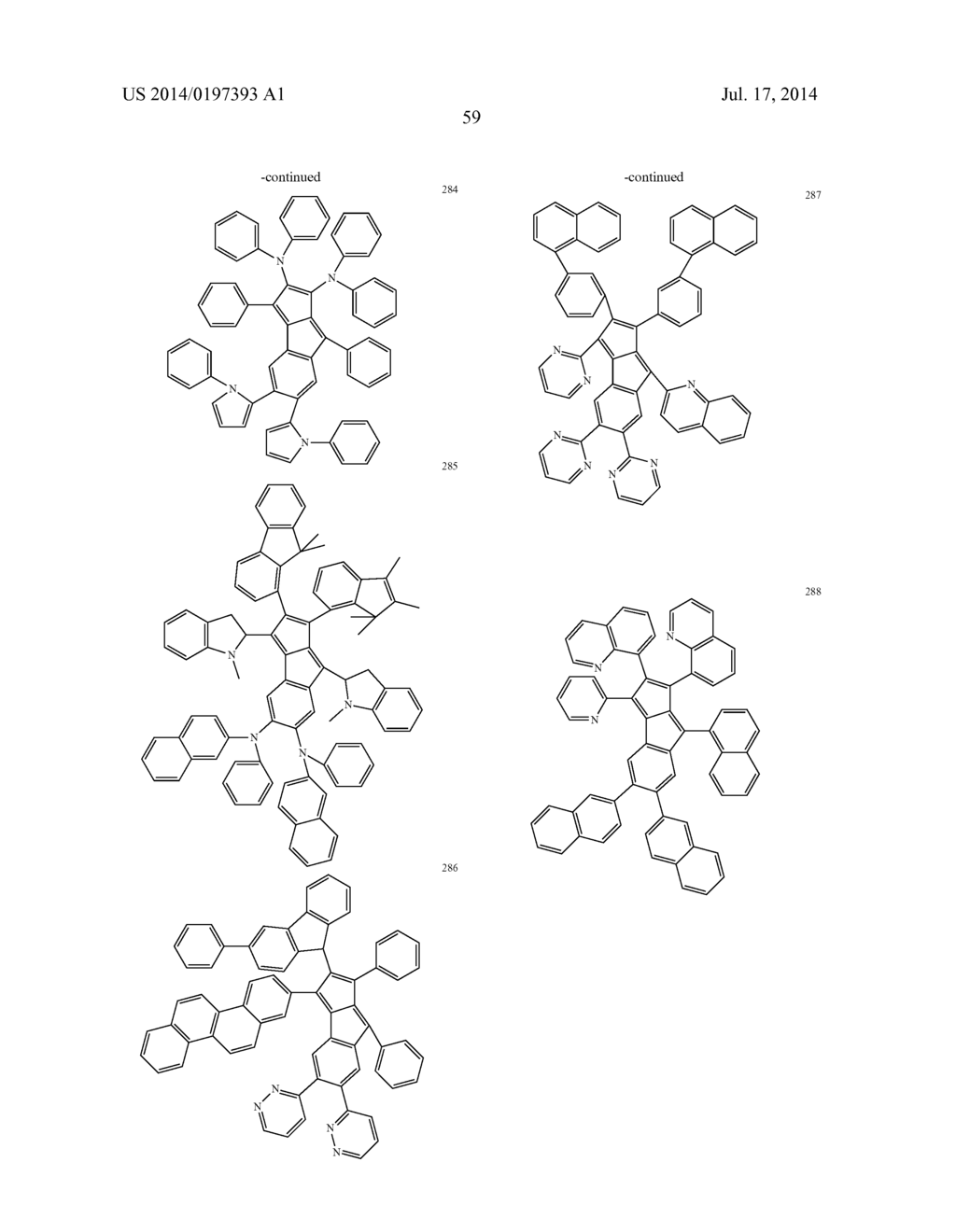 HYDROCARBON-BASED FUSED RING COMPOUND AND ORGANIC LIGHT EMITTING DEVICE     USING THE SAME - diagram, schematic, and image 64