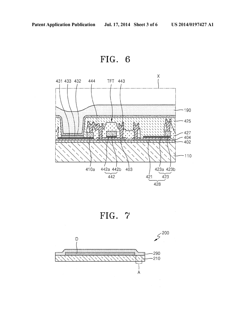 A DISPLAY APPARATUS SUBSTRATE HAVING A PLURALITY OF ORGANIC AND INORGANIC     LAYERS STACKED - diagram, schematic, and image 04