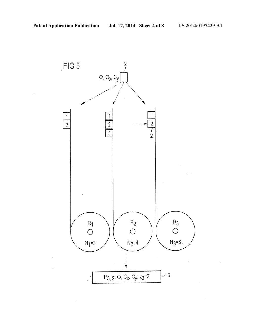 METHOD OF ARRANGING A MULTIPLICITY OF LEDS IN PACKAGING UNITS, AND     PACKAGING UNIT COMPRISING A MULTIPLICITY OF LEDS - diagram, schematic, and image 05