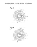 CONTACTLESS CONNECTOR SYSTEM TOLERANT OF POSITION DISPLACEMENT BETWEEN     TRANSMITTER COIL AND RECEIVER COIL AND HAVING HIGH TRANSMISSION     EFFICIENCY diagram and image