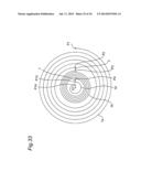 CONTACTLESS CONNECTOR SYSTEM TOLERANT OF POSITION DISPLACEMENT BETWEEN     TRANSMITTER COIL AND RECEIVER COIL AND HAVING HIGH TRANSMISSION     EFFICIENCY diagram and image