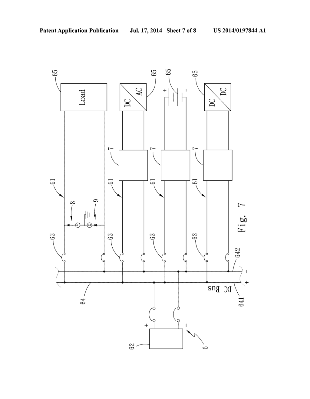 ACTIVE CONTINUOUS DC POWER SUPPLY INSULATION MALFUNCTION DETECTION CIRCUIT - diagram, schematic, and image 08