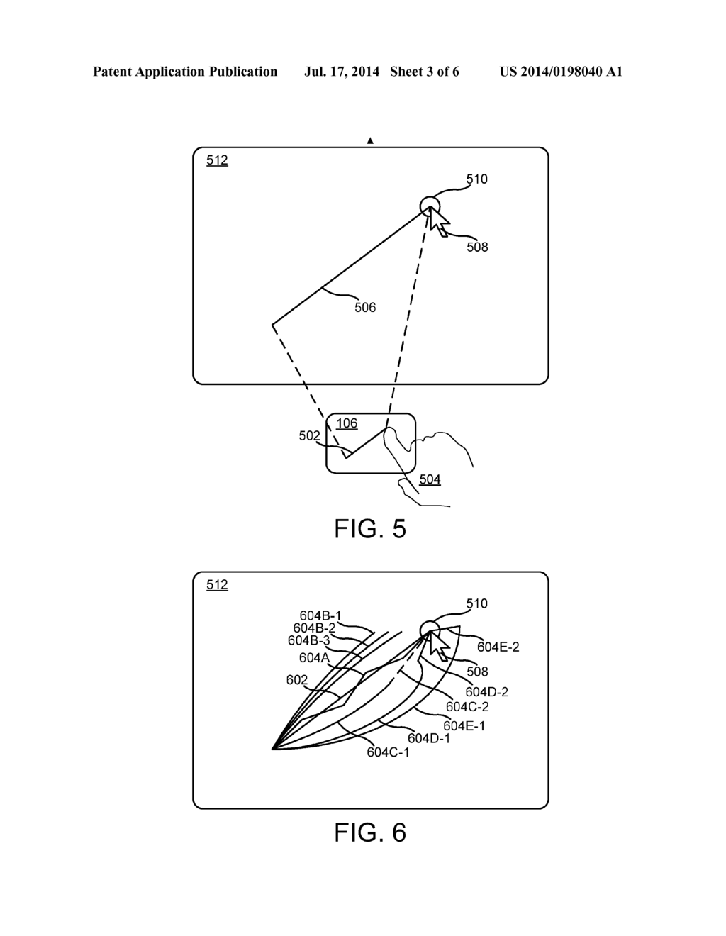 APPARATUS, SYSTEM AND METHOD FOR SELF-CALIBRATION OF INDIRECT POINTING     DEVICES - diagram, schematic, and image 04