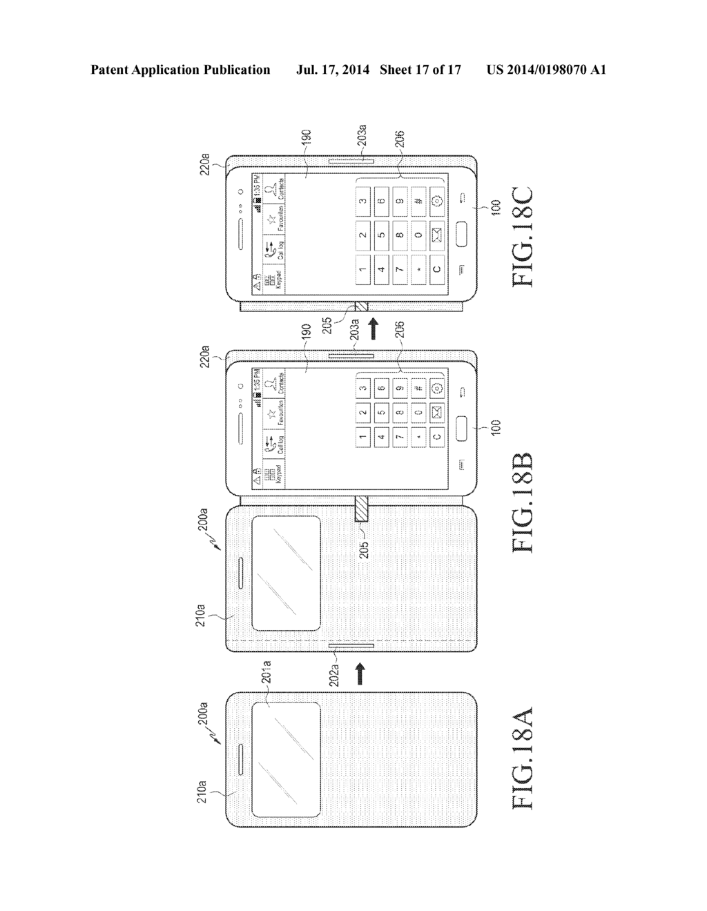 MOBILE DEVICE AND METHOD FOR DISPLAYING INFORMATION - diagram, schematic, and image 18