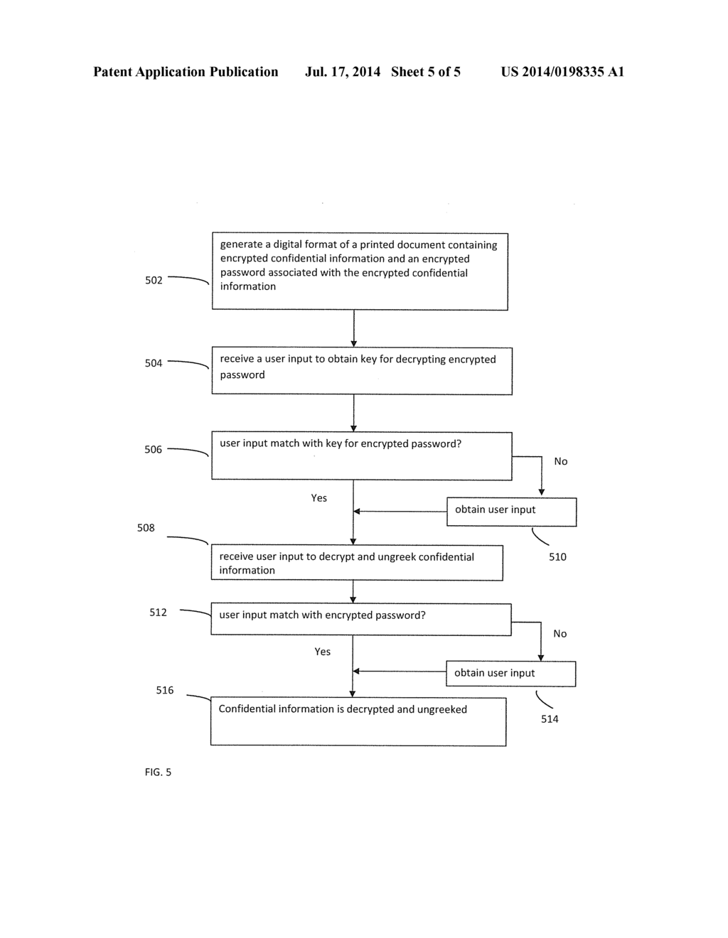 SECURING CONFIDENTIAL INFORMATION IN A DOCUMENT - diagram, schematic, and image 06